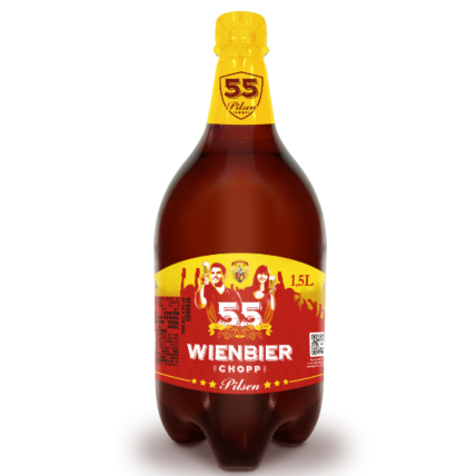Chopp Wienbier 55 Pilsen 1,5L (6un)